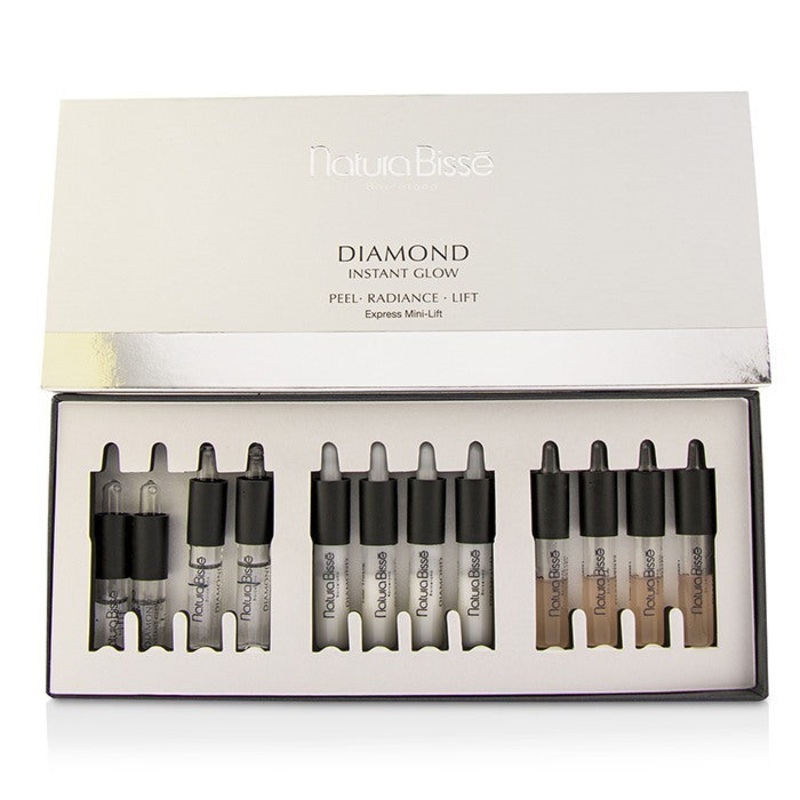 Natura Bisse Woman Mini Set Diamond Instant Glow Peel Radiance Lift 12x 1.5ml