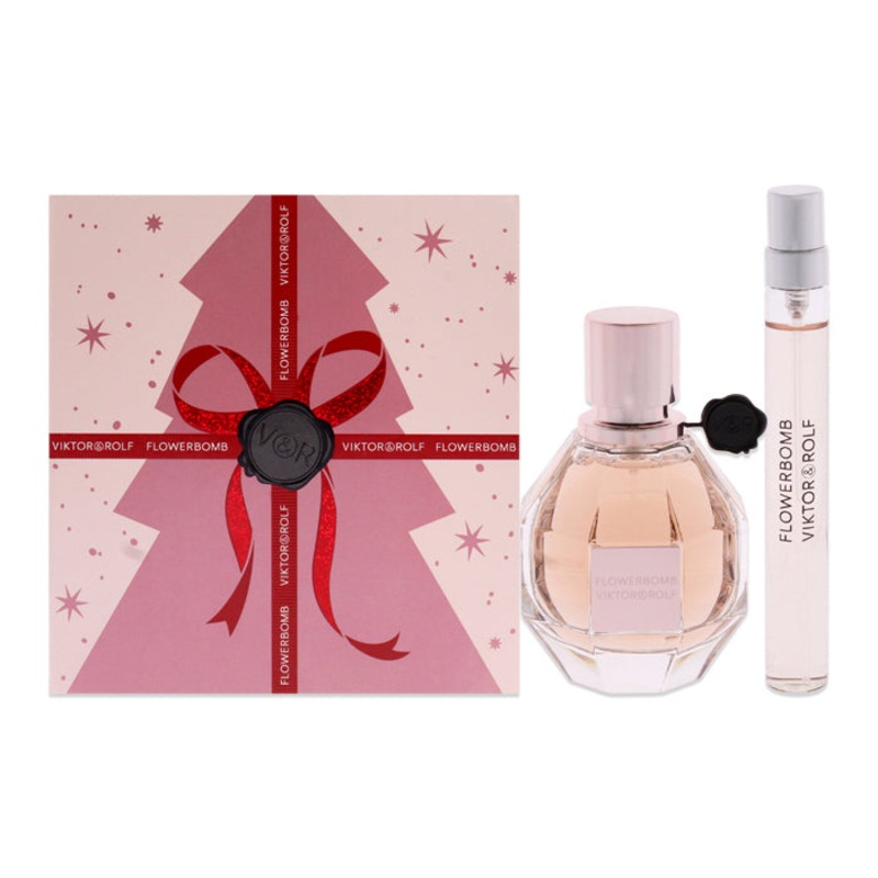 Viktor & Rolf Flowerbomb By Viktor And Rolf For Women 2 Pc Gift Set Eau De Parfum Spray 10ml/0.34oz Eau De Parfum Spray 50ml/1.7oz