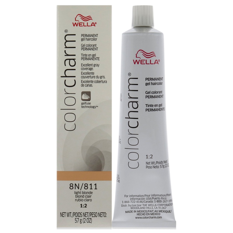 Wella Color Charm Permanent Hair Color Gel - 811 8N Light Blonde by Wella for Unisex - 2 oz Hair Color