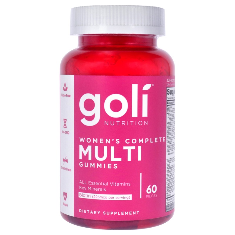 Goli Womens Complete Multi Gummies by Goli for Women - 60 Count Dietary Supplement