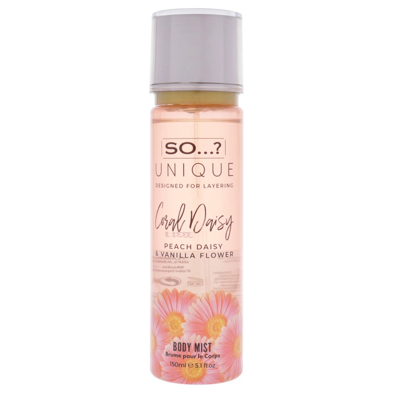 So? Unique Body Mist - Coral Daisy by So? for Women - 5.1 oz Body Mist