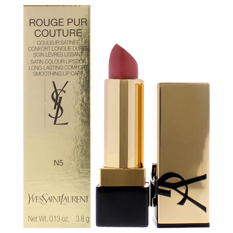 Yves Saint Laurent Rouge Pur Couture Satin Lipstick - N5 Tribute Nude by Yves Saint Laurent for Women - 0.13 oz Lipstick