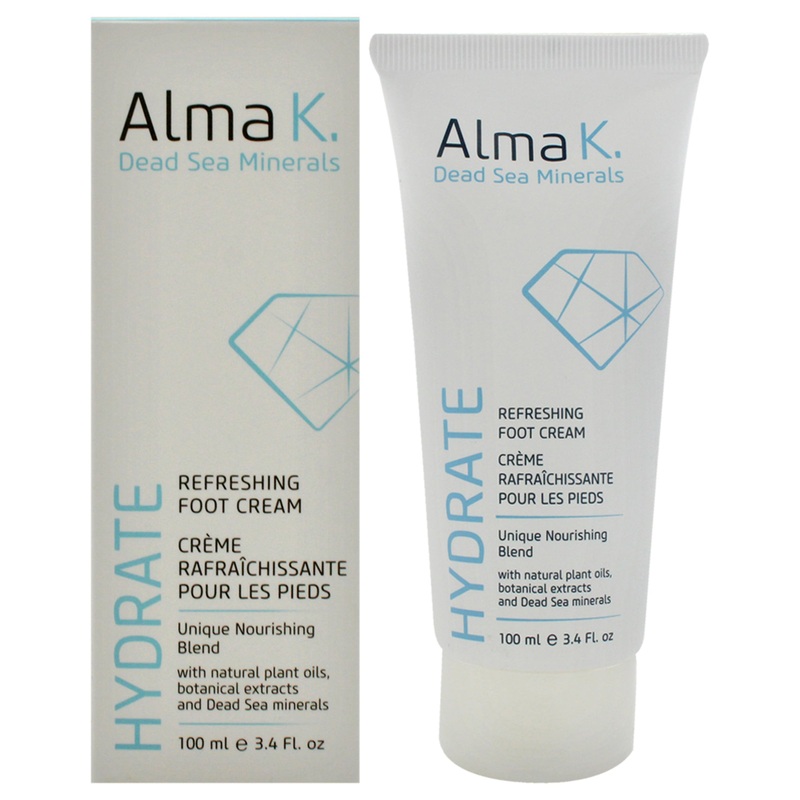 Alma K Refreshing Foot Cream by Alma K for Women - 3.4 oz Cream