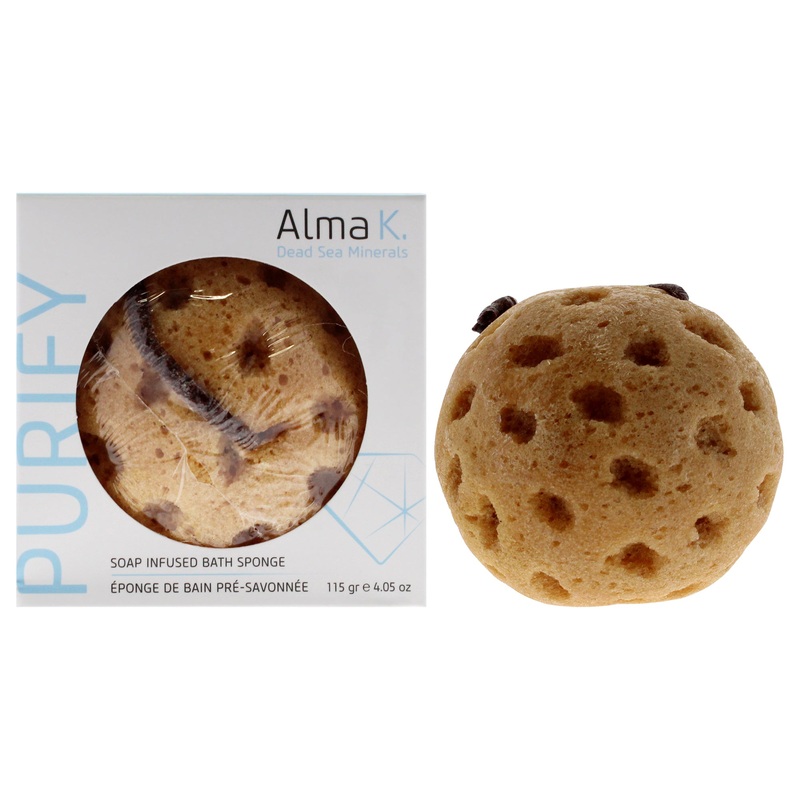 Alma K Soap Infused Bath Sponge by Alma K for Women - 4.5 oz Soap
