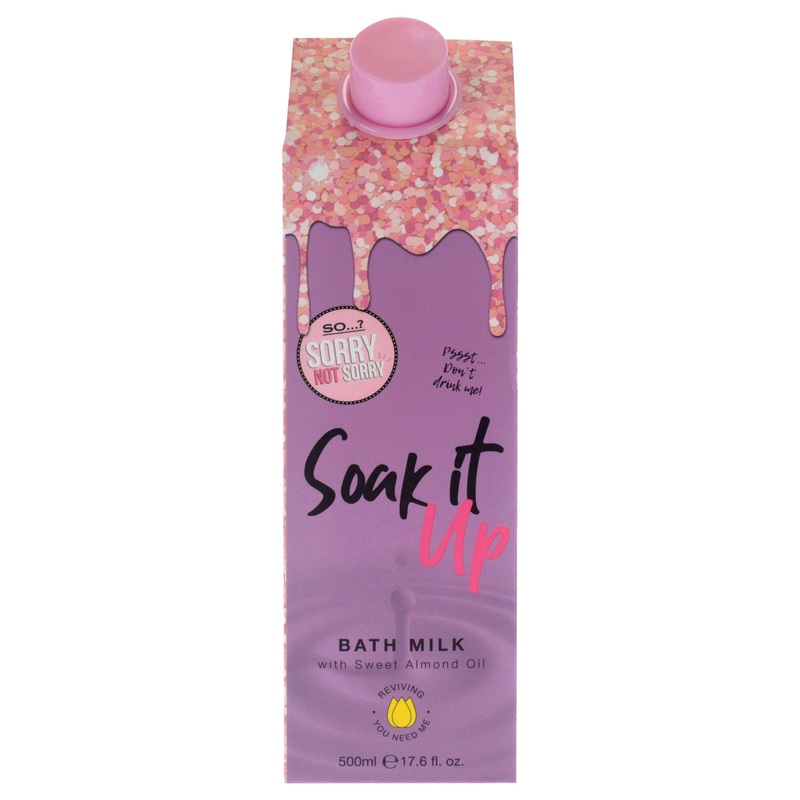 So? Sorry Not Sorry Soak It Up Bath Milk by So? for Women - 17.6 oz Bath Milk