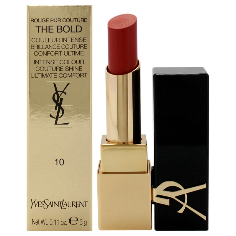 Yves Saint Laurent Rouge Pur Couture The Bold Lipstick - 10 Brozen Nude by Yves Saint Laurent for Women - 0.11 oz Lipstick