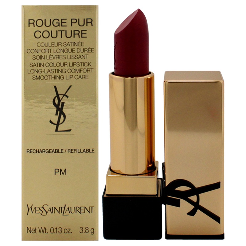 Yves Saint Laurent Rouge Pur Couture Satin Lipstick - PM Pink Muse by Yves Saint Laurent for Women - 0.13 oz Lipstick