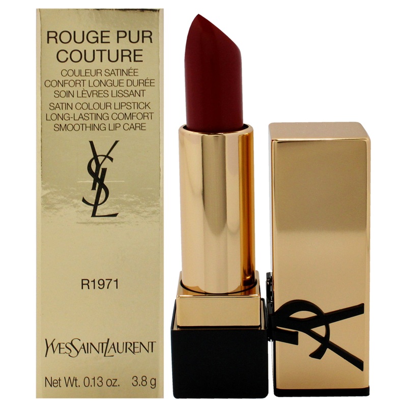Yves Saint Laurent Rouge Pur Couture Satin Lipstick - R1971 Rouge Provocation by Yves Saint Laurent for Women - 0.13 oz Lipstick