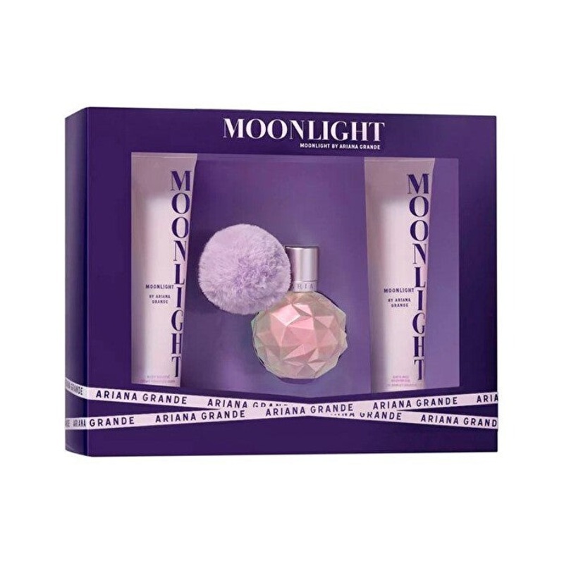 Ariana Grande Moonlight For Women - 3 Pc Gift Set Eau De Parfum Spray Body Souffle Shower Gel 100ml/3.4oz