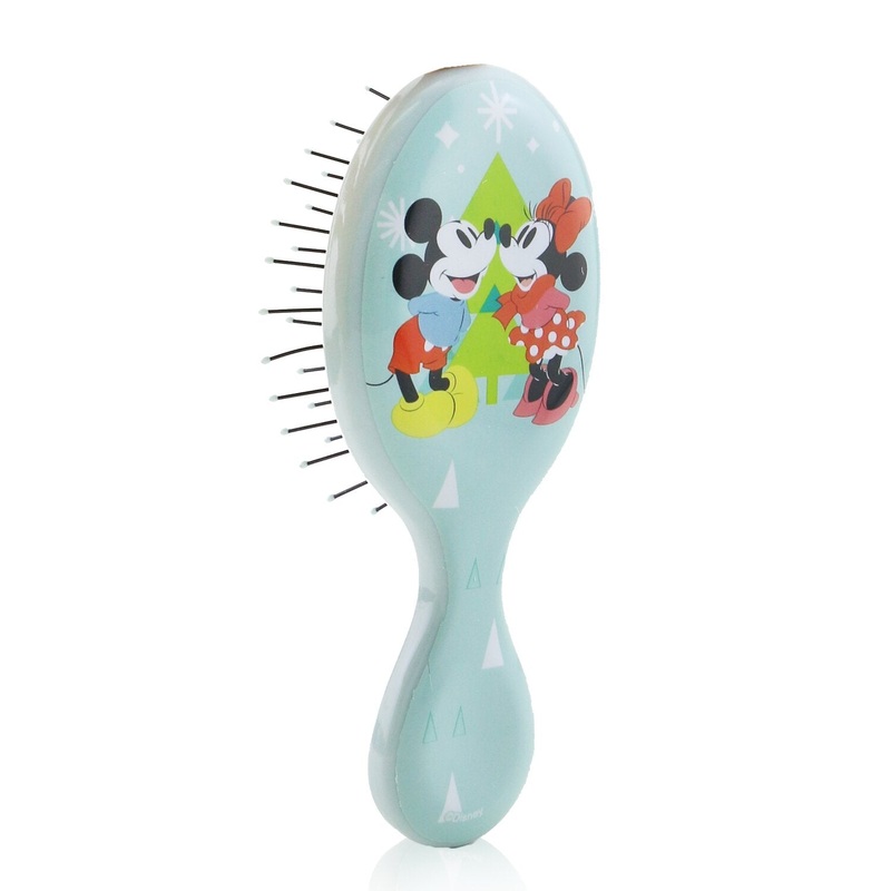Wet Brush Mini Detangler Disney Classics - # Mickey & Minnie Holiday Magic White (Limited Edition)