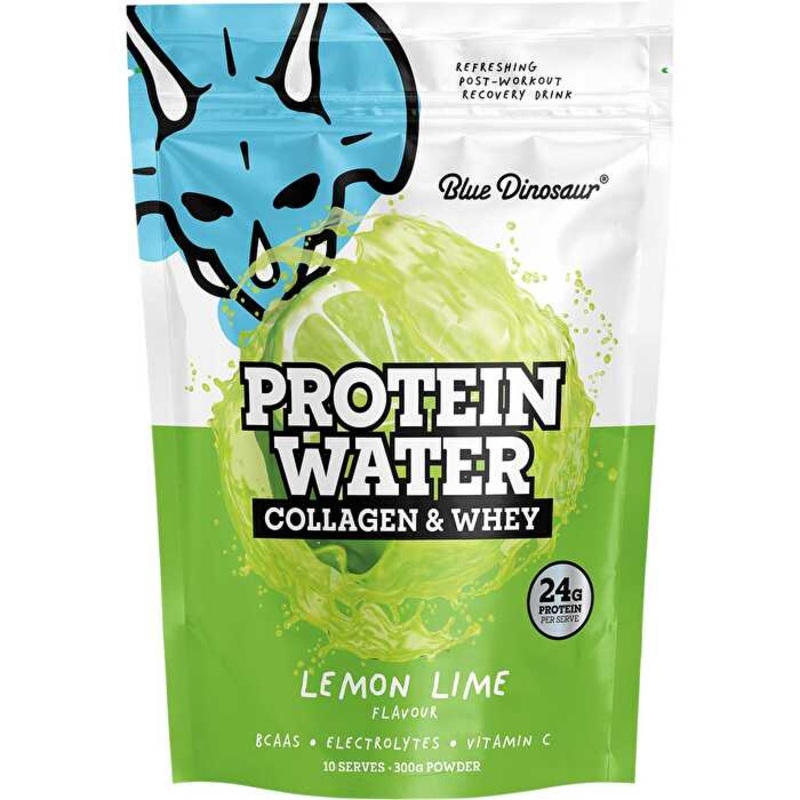 Blue Dinosaur Lemon Lime Protein Water Collagen & Whey 300g