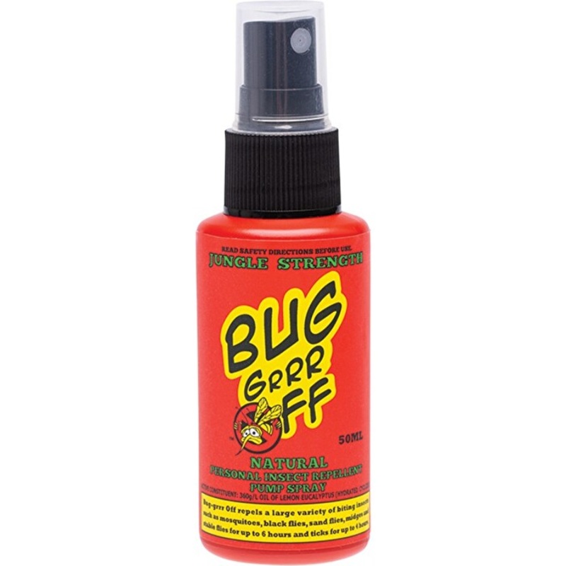 Bug-grrr Off 100% Natural Insect Repellent Jungle Strength Spray 50ml