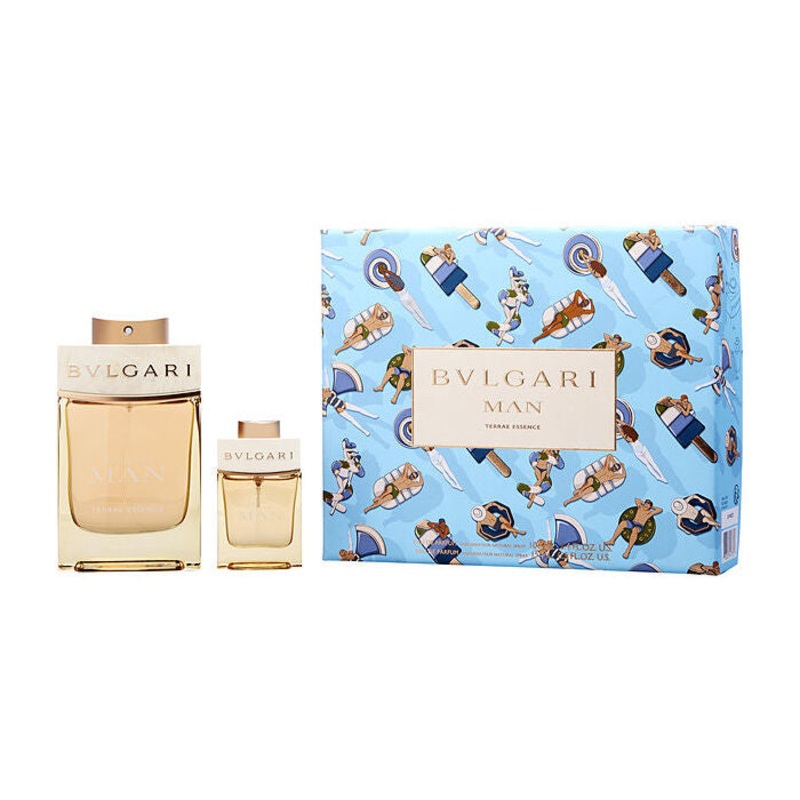 Bvlgari Man Wood Essence Eau De Parfum Spray 100ml/3.4oz & Eau De Parfum Spray 15ml/0.5oz