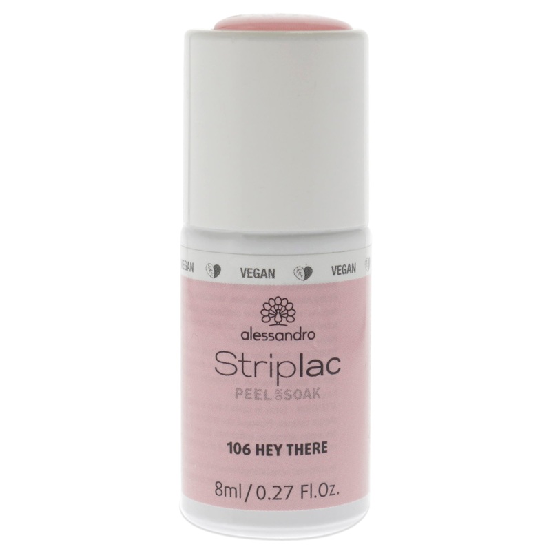 Striplac Peel or Soak - 106 Hey There by Alessandro for Women - 0.27 oz Nail Polish