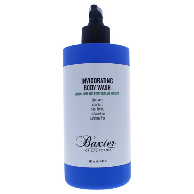 Invigorating Body Wash - Italian Lime and Pomegranate Essence by Baxter Of California for Men - 16 oz Body Wash