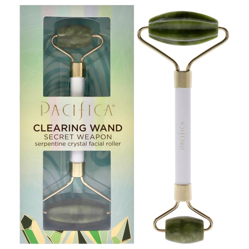 Clearing Wand Serpentine Crystal Facial Roller by Pacifica for Women - 1 Pc Roller