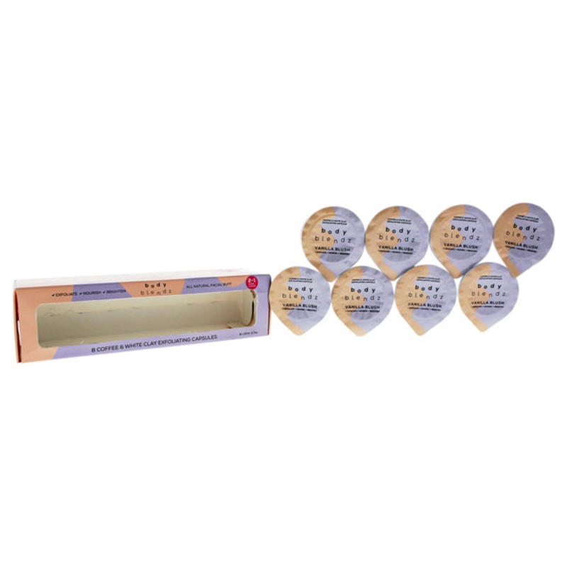 2-In-1 Mask and Scrub Exfoliating Capsules by BodyBlendz for Women - 8 x 2.7oz Exfoliator
