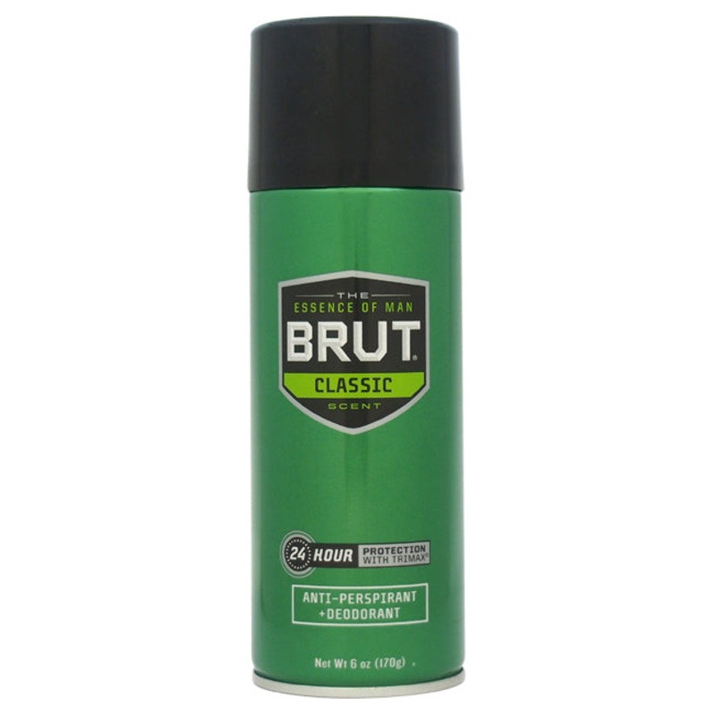 Classic Scent Antiperspirant and Deodorant Spray by Brut for Unisex - 6 oz Deodorant Spray