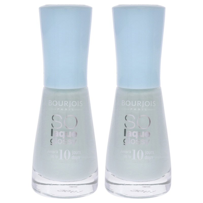 So Laque Glossy - 09 Ciel Mon Vernis by Bourjois for Women - 0.3 oz Nail Polish - Pack of 2