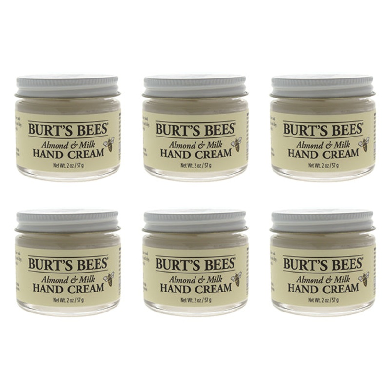 Almond and Milk Hand Cream by Burts Bees for Unisex - 2 oz Cream - Pack of 6