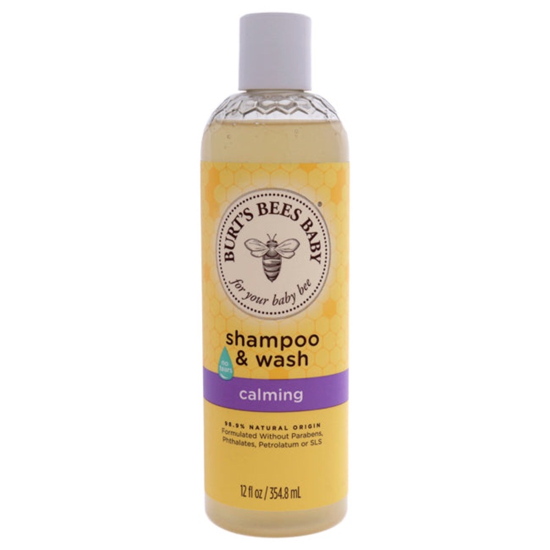 Baby Shampoo and Wash Calming by Burts Bees for Kids - 12 oz Shampoo and Body Wash