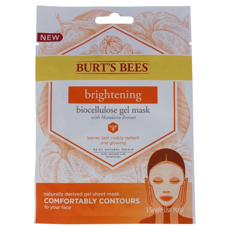 Brightening Biocellulose Gel Face Mask by Burts Bees for Women - 1 Pc Mask