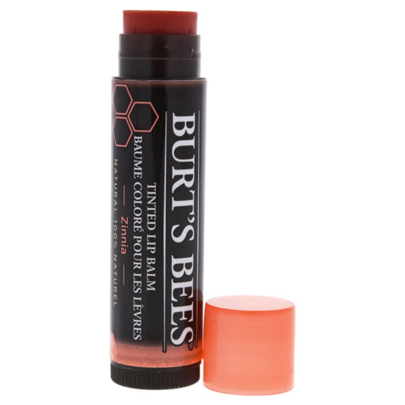 Tinted Lip Balm - Zinnia by Burts Bees for Women - 0.15 oz Lip Balm