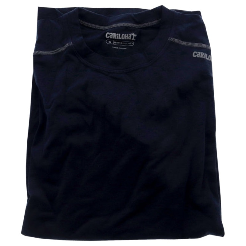 Bamboo Activewear Long-Sleeve T-Shirt - Navy by Cariloha for Men - 1 Pc T-Shirt (S)