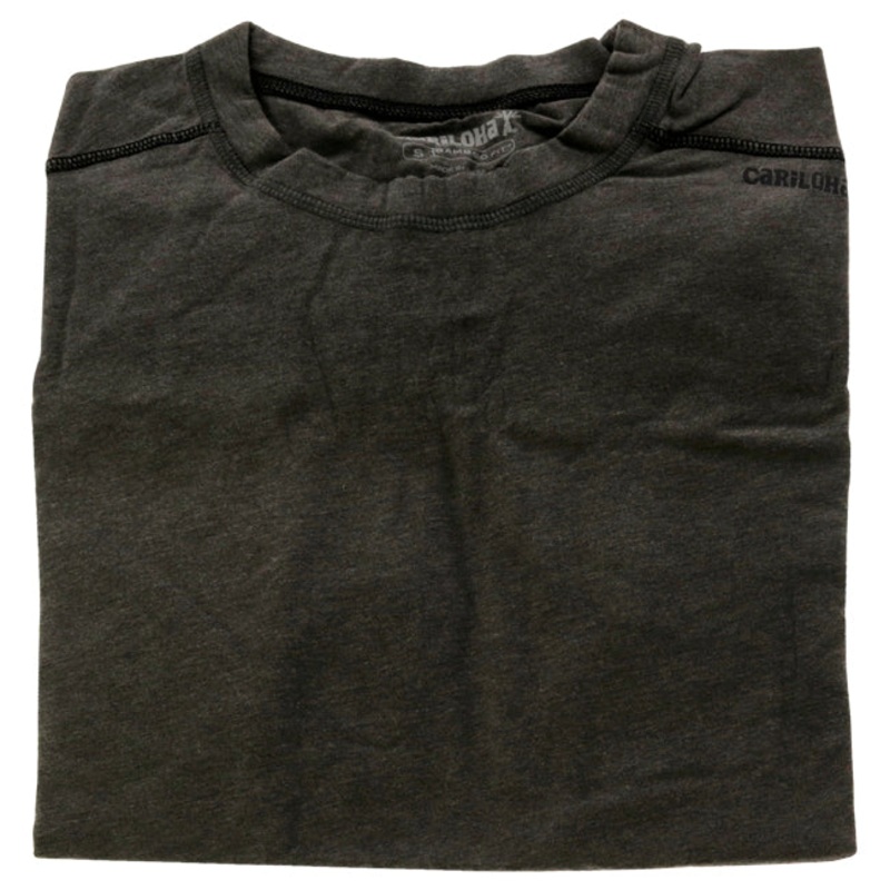 Bamboo Athletic Crew T-Shirt - Carbon Heather by Cariloha for Men - 1 Pc T-Shirt (S)