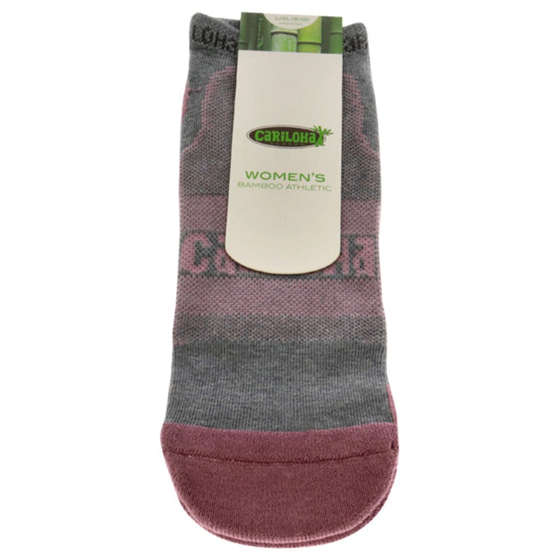 Bamboo Athletic Socks - Rosewater by Cariloha for Women - 1 Pair Socks (L/XL)