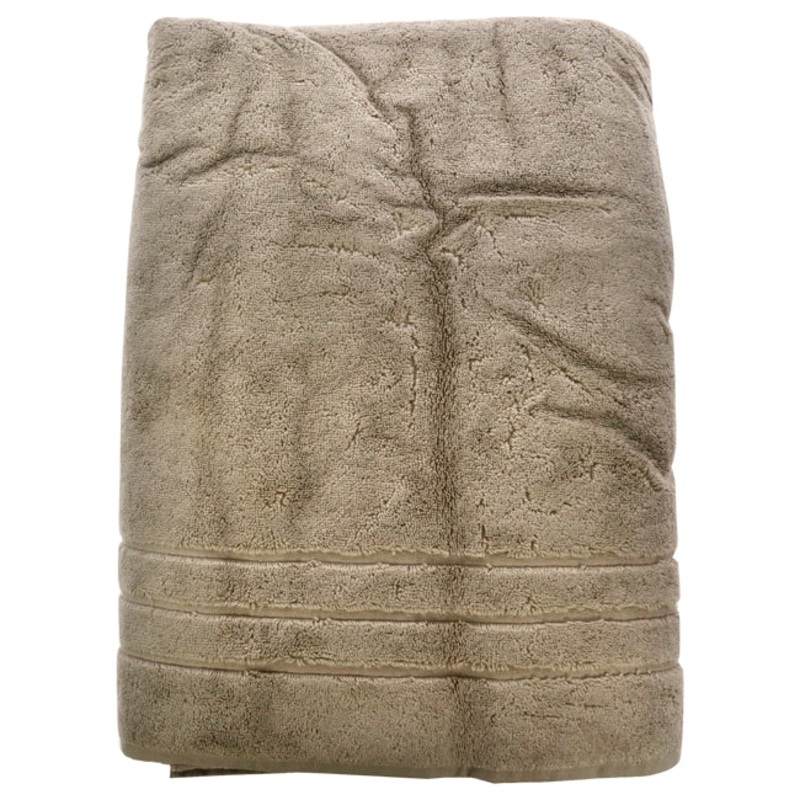 Bamboo Bath Sheet - Stone by Cariloha for Unisex - 1 Pc Towel