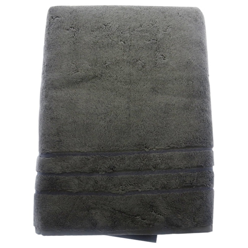 Bamboo Bath Towel - Onyx by Cariloha for Unisex - 1 Pc Towel