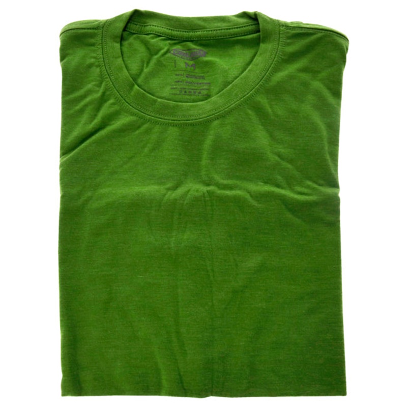 Bamboo Comfort Crew Tee - Palm Green by Cariloha for Men - 1 Pc T-Shirt (M)