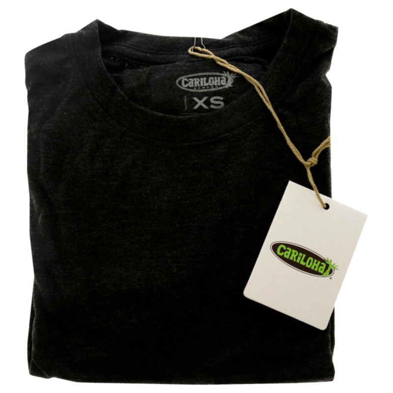 Bamboo Crew Tee - Charcoal Heather by Cariloha for Women - 1 Pc T-Shirt (XS)