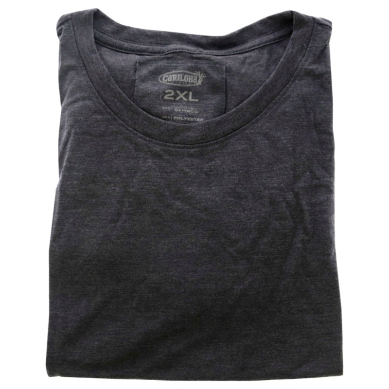 Bamboo Crew Tee - Navy Heather by Cariloha for Women - 1 Pc T-Shirt (2XL)