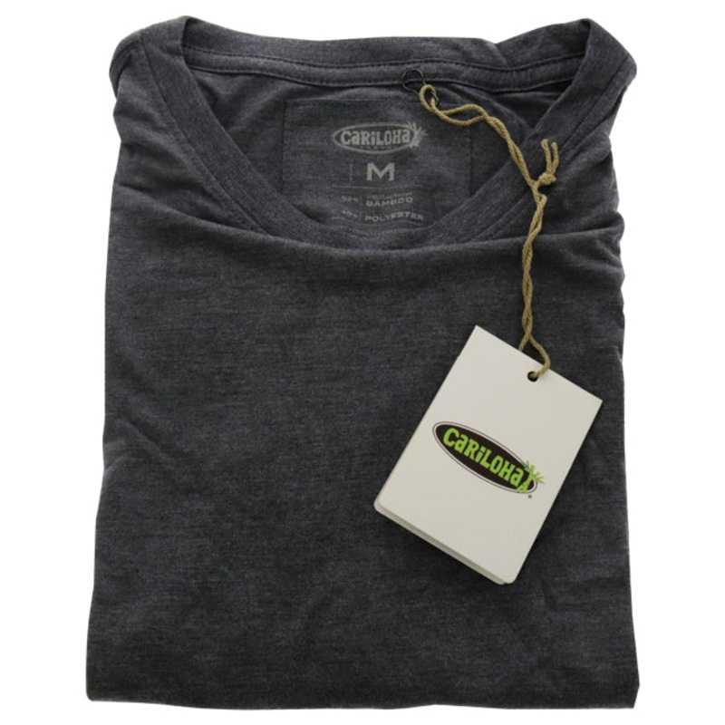 Bamboo Crew Tee - Navy Heather by Cariloha for Women - 1 Pc T-Shirt (M)