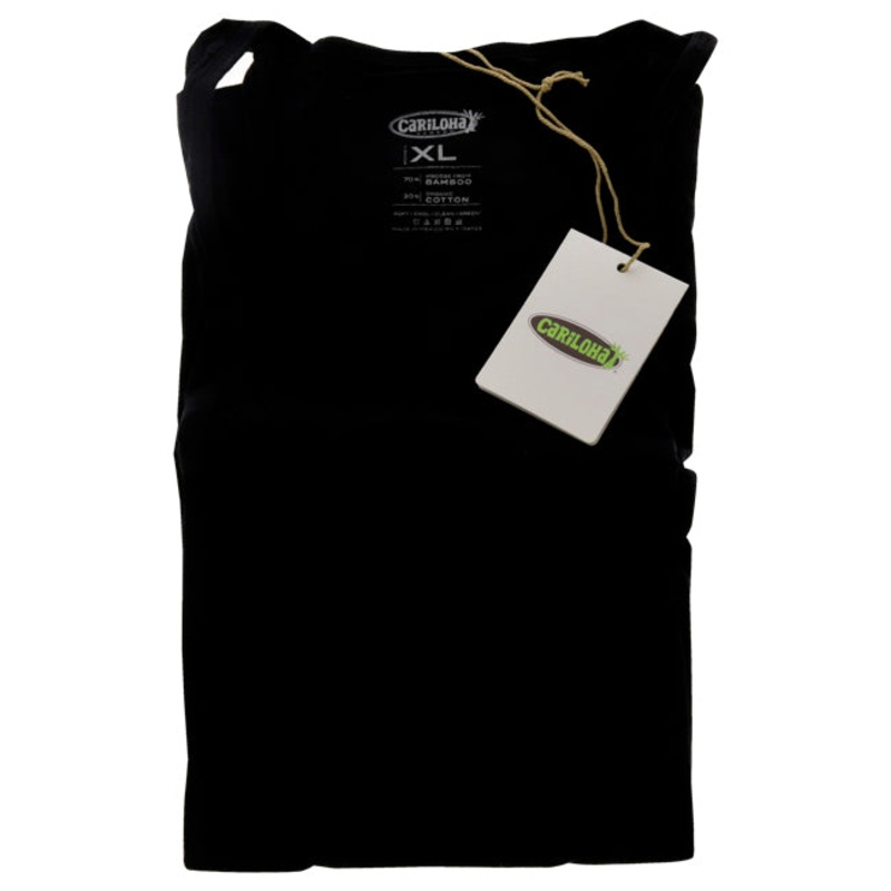 Bamboo Racer Tank - Black by Cariloha for Women - 1 Pc Tank Top (XL)