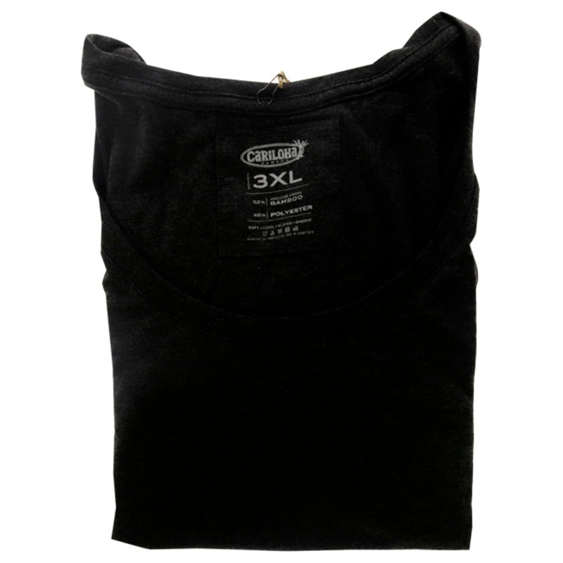 Bamboo Scoop Tee - Charcoal by Cariloha for Women - 1 Pc T-Shirt (3XL)