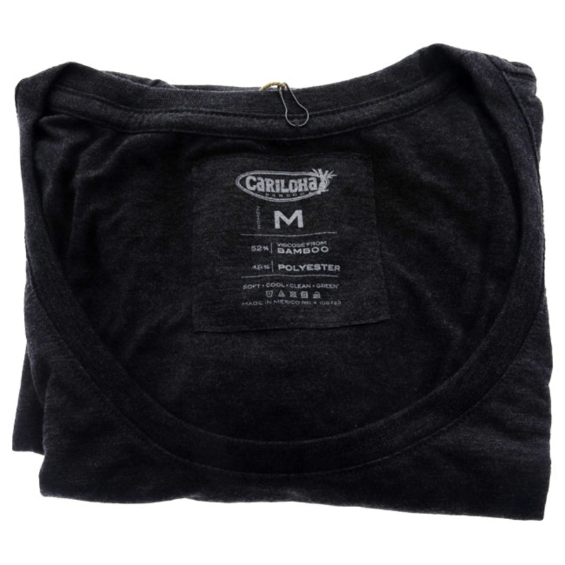 Bamboo Scoop Tee - Charcoal by Cariloha for Women - 1 Pc T-Shirt (M)