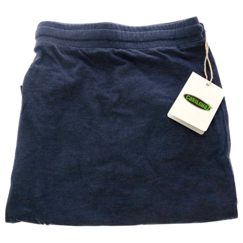 Bamboo Sleep Shorts - Indigo Heather by Cariloha for Men - 1 Pc Shorts (2XL)