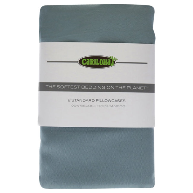 Classic Bamboo Pillowcase Set - Tahitian Breeze-Standard by Cariloha for Unisex - 2 Pc Pillowcase