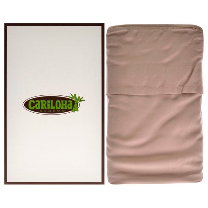 Resort Bamboo Pillowcase Set - Blush-Standard by Cariloha for Unisex - 2 Pc Pillowcase