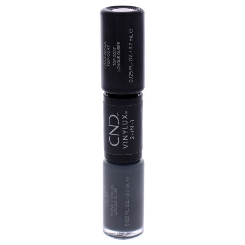 VInylux 2-In-1 Long Wear - 101 Asphalt by CND for Women - 0.25 oz Nail Polish