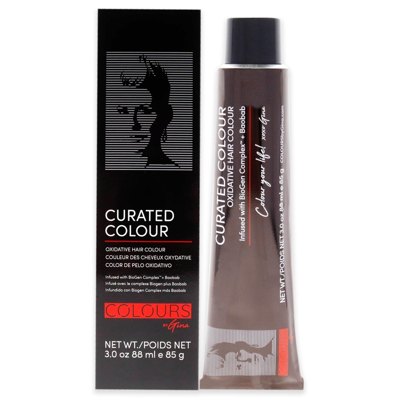 Curated Colour - 6.35-6GM Dark Golden Mahogany by Colours By Gina for Unisex - 3 oz Hair Color
