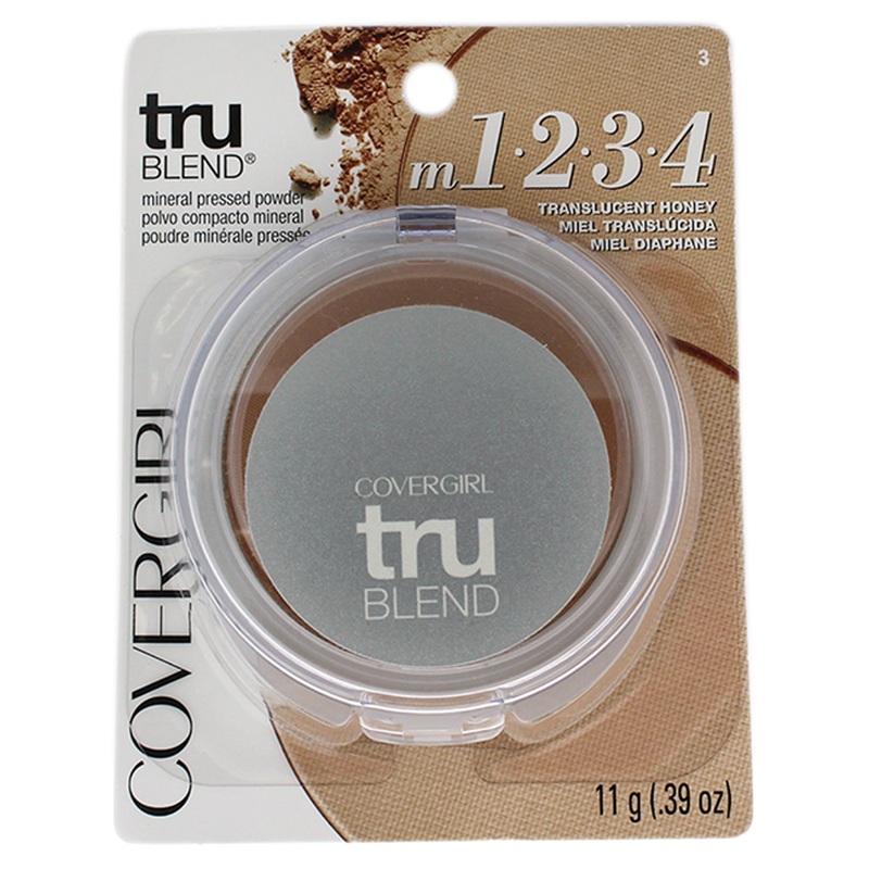 TruBlend Pressed Powder - M1.2.3.4 Translucent Honey by CoverGirl for Women - 0.39 oz Powder