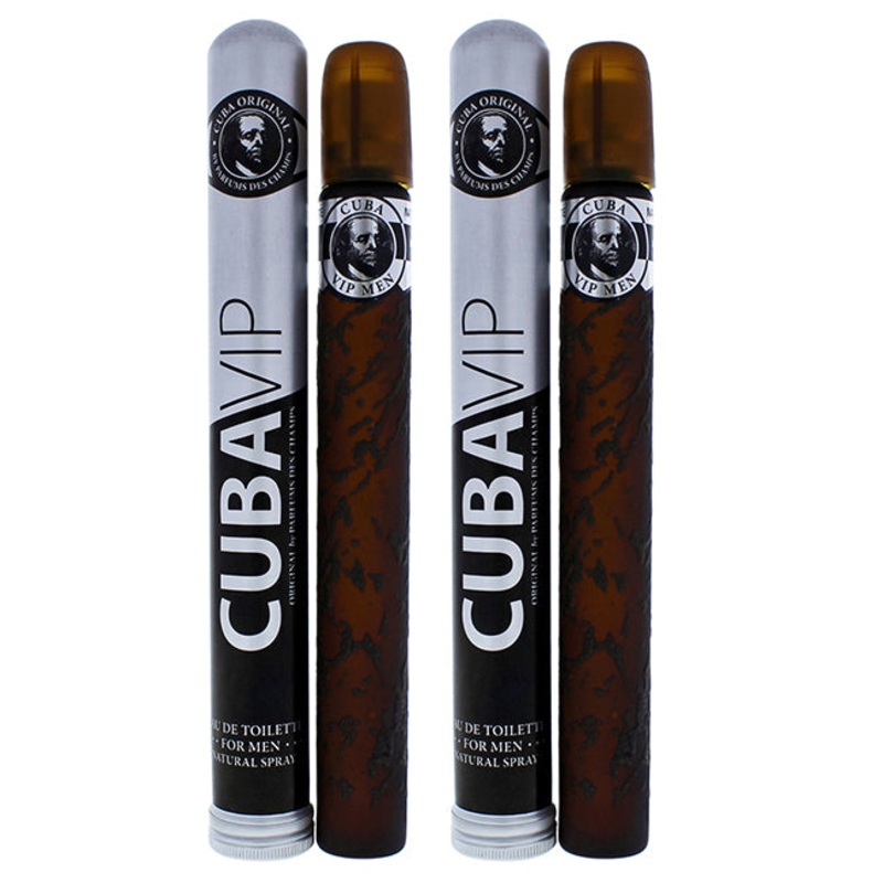 VIP by Cuba for Men - 1.17 oz EDT Spray - Pack of 2