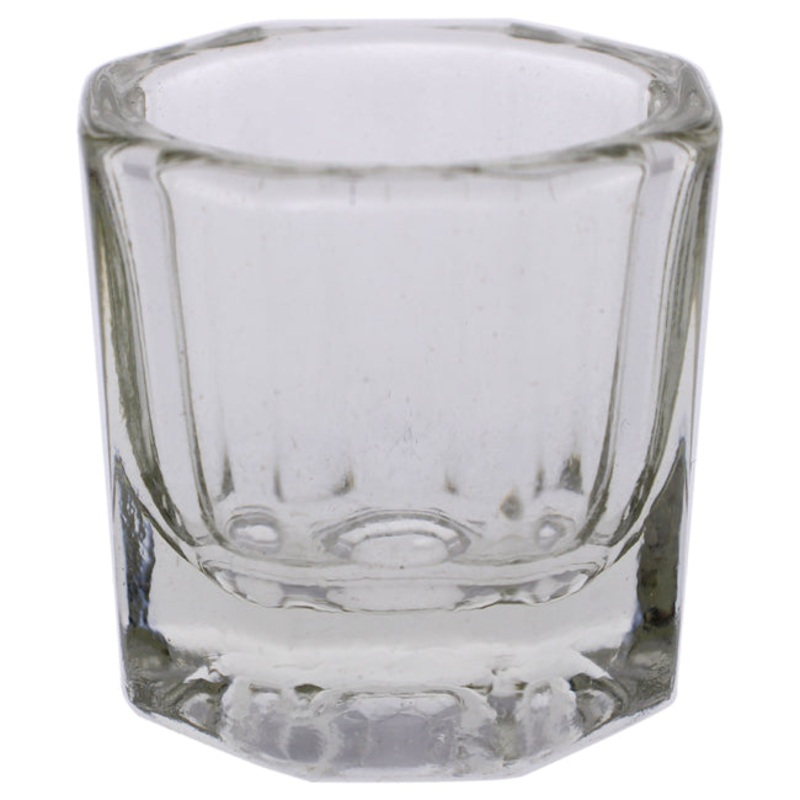 Glass Dappen Dish Pack - Clear by Cuccio Pro for Women - 12 Pc Glass Dish