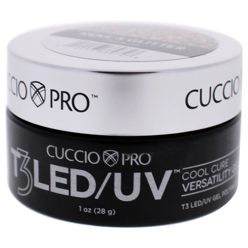 T3 Cool Cure Versatility Gel - Kekes Glitter by Cuccio Pro for Women - 1 oz Nail Gel