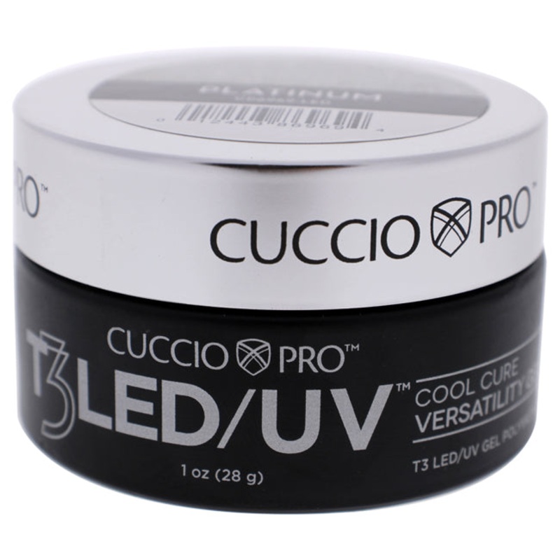 T3 Cool Cure Versatility Gel - Platinum by Cuccio Pro for Women - 1 oz Nail Gel