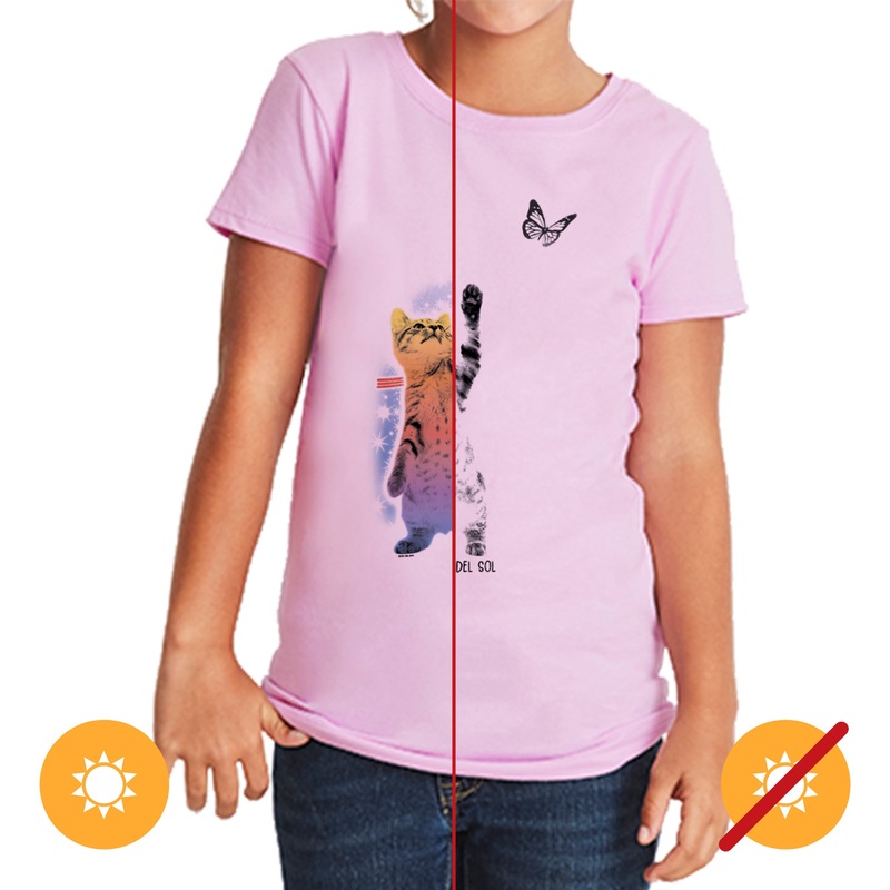 Girls Crew Tee - Super Awesome - Lilac by DelSol for Women - 1 Pc T-Shirt (YM)